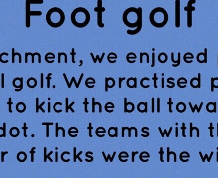 Foot golf